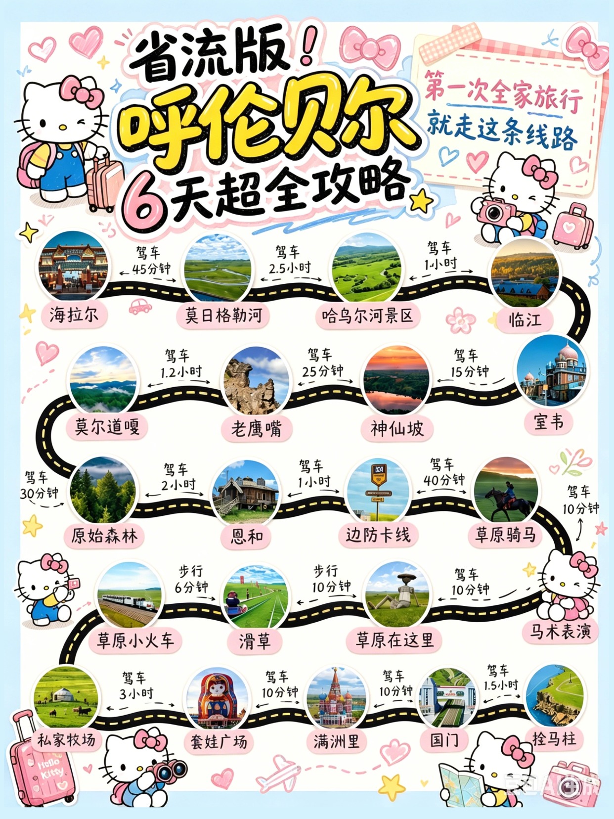 通辽呼伦贝尔旅游